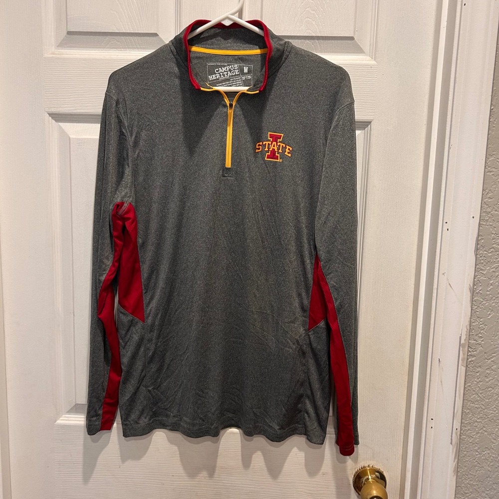 Iowa State Cyclones Campus Heritage Pullover Long Sleeve Shirt Mens‎ Medium